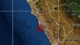 IGP: sismo de magnitud 3,6 se reportó en el Callao