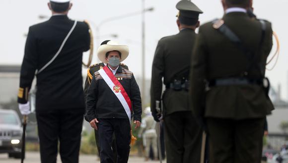 El presidente Pedro Castillo fue reconocido como jefe supremo de las Fuerzas Armadas. (Foto: Andina)
