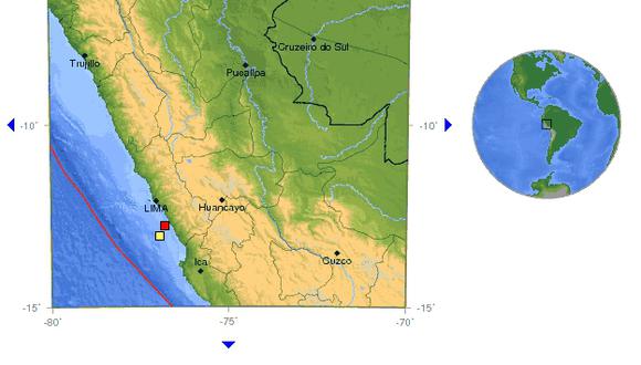 Es el segundo sismo en lo que va de la semana. (USGS)