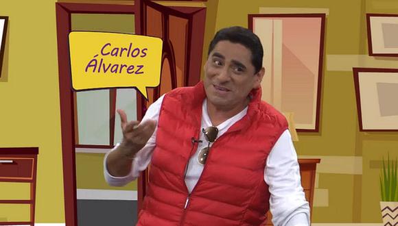 El humorista Carlos Álvarez mostró las primeras imágenes de su nuevo programa. (Foto: Captura de video)