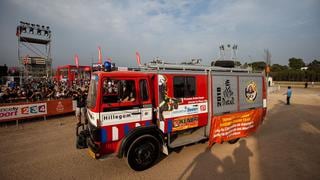 Rally Dakar 2018: Donaron un camión de rescate a los Bomberos de Pisco [FOTOS]