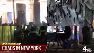 Violentos saqueos se registraron en reconocidas tiendas de la emblemática Nueva York [VIDEOS]