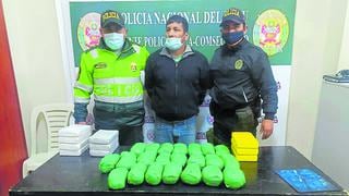 Ica: PNP incauta 35 paquetes de alcaloide de cocaína tras intervenir camioneta