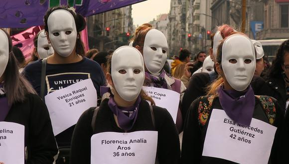 Protestas por la violencia contra la mujer en Argentina. (Foto: EFE/Archivo)