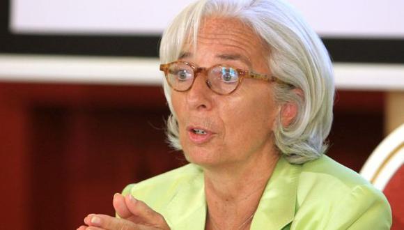 Christine Lagarde, directora gerente del FMI, envió un comunicado esta noche. (AFP)