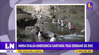 Minsa alerta sobre consumo de agua contaminada tras derrame de zinc en río Chillón