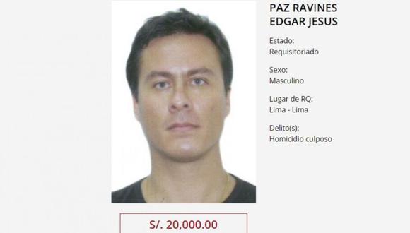 Edgar Paz Ravines fue detenido en México. (Foto: Ministerio del Interior)