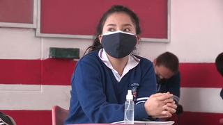 Estudiantes retoman clases presenciales en Ecuador