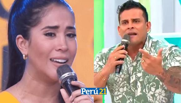 Christian Domínguez criticó a Melissa Paredes por exponer a Rodrigo Cuba. (Foto: América TV)