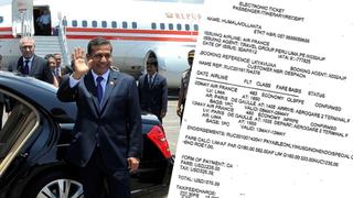 Ollanta Humala llegó a París en 2012 también sin autorización