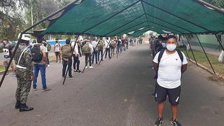 La Libertad: Reservistas del Ejército se presentan a cuartel para apoyar durante el estado de emergencia