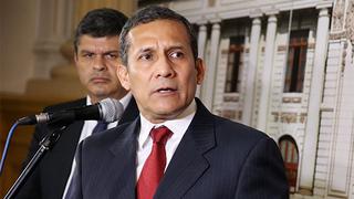 Ollanta Humala señala que "no existe, ni ha existido" persecución política contra Alan García