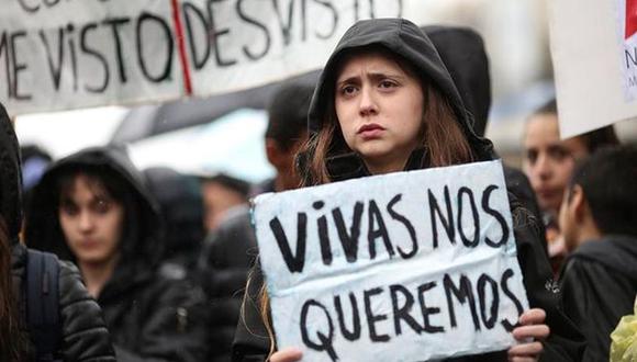 Al menos 227 mujeres fueron asesinadas desde el 1 de enero hasta el 15 de noviembre de este año en Argentina.&nbsp;(Foto referencial: EFE)
