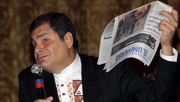 Presidente ecuatoriano quiere evitar que sus contrincantes expongan sus propuestas. (Reuters)