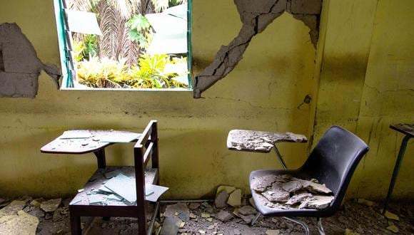 On 17 August 2021, sustained damage to College Mazenod in Camp-Perrin, Les Cayes, Haiti from the 7.2 magnitude earthquake that struck Haiti on 14 August 2021.

At 17 August 2021, UNICEF estimates that about 1.2 million people, including 540,000 children, have been affected by the powerful earthquake that hit Haiti on 14 August 2021. The hardest hit departments of South, Nippes and Grand’Anse are being drenched by Tropical Depression Grace, which is further disrupting access to water, shelter, and other basic services. Flooding and mudslides are likely to worsen the situation of vulnerable families and further complicate the humanitarian response.

Search and rescue efforts are under way, with official reports of over 1,400 deaths and 7,000 injured. More than 84,000 houses have been damaged or destroyed, along with public infrastructure, including hospitals, schools and bridges. Criminal violence and insecurity complicate the humanitarian response, and the main road from Port-au-Prince to the south of the country is controlled by gangs. Nevertheless, UNICEF was able reach affected areas with medical supplies within hours of the earthquake. A UNICEF truck delivered six medical kits to three hospitals in Les Cayes, with enough supplies – including gloves, painkillers, antibiotics and syringes – to treat 30,000 earthquake victims over three months.

UNICEF and partners are distributing tarpaulins for emergency shelter, latrines and showers; water reservoirs for safe water distribution; and hygiene kits including water treatment tablets, soap, menstrual hygiene material, and jerrycans. Additional supplies, including education and recreational kits will be rapidly mobilized. UNICEF is planning community-based engagement activities to prevent family separation and to ensure protection and psychosocial support for children. UNICEF is working closely with the government and partners to carry out rapid assessments of children’s needs. UNICEF estimates that it will n
