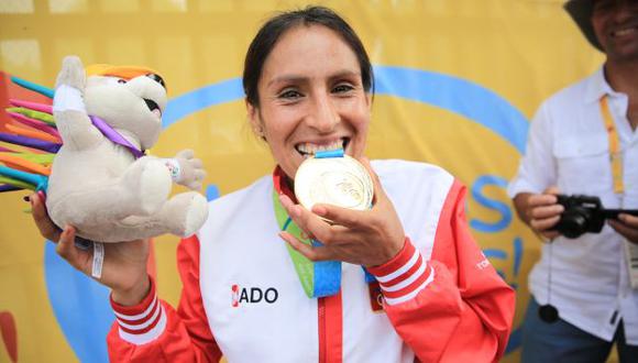 Gladys Tejeda, ganadora de la medalla de oro en los Juegos Panamericanos 2015. (Difusión)