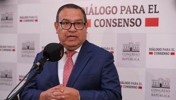 Alberto Otárola rechazó que exista persecución política contra Vladimir Cerrón (Foto: PCM)