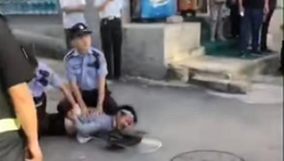 La tarde del 5 de junio, Wu Liang fue arrestado tras un brutal ataque en plena vía pública. (Foto: YouTube)