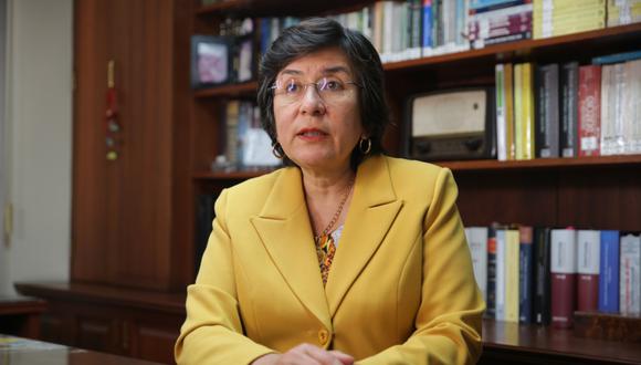 Marianella Ledesma Narváez es profesora titular en la Pontificia Universidad Católica y en la Universidad Nacional Mayor de San Marcos. (Foto: Alonso Chero/El Comercio)