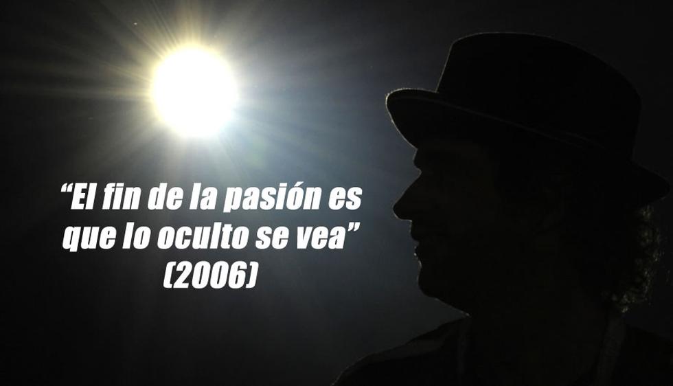 Gustavo Cerati y 10 frases inmortales | ESPECTACULOS | PERU21