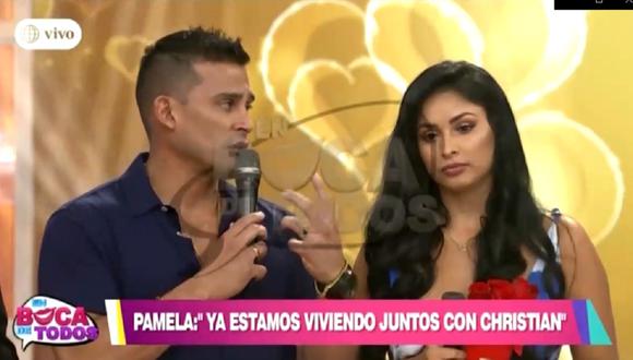 Christian Domínguez habla de su relación con Pamela Franco. (Foto: Captura América TV)