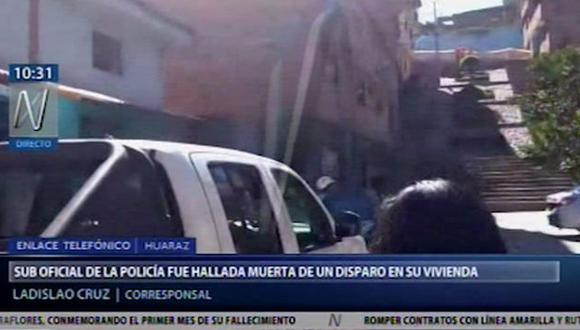 El hecho ocurrió en el distrito de Independencia, en Huaraz.&nbsp; (Captura: Canal N)