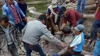 Amazonas: Hombre fue sepultado por troncos y adobe tras terremoto y vivió para contarlo [VIDEO] 