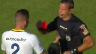Jugador es expulsado a los 34 segundos en la copa argentina [VIDEO]
