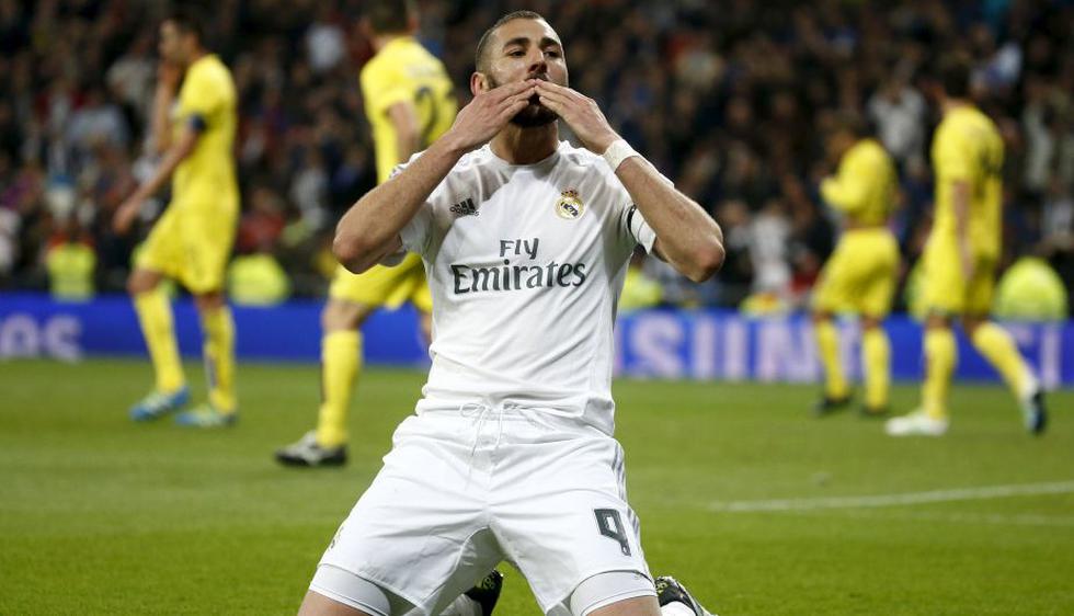 Real Madrid goleó 3-0 al Villarreal y sigue detrás del Barcelona y Atlético de Madrid. (Reuters)