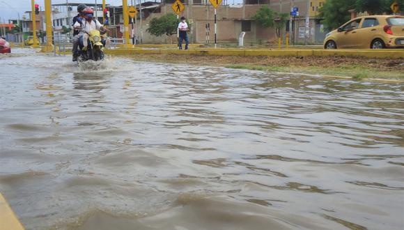 Piura: lluvias provocaron más de 120 litros por metro cuadrado, según el COER (Foto: Nilo Vilela)