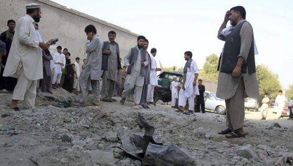 Al menos 30 talibanes fallecieron producto de bombardeos de drones estadounidenses. (EFE)