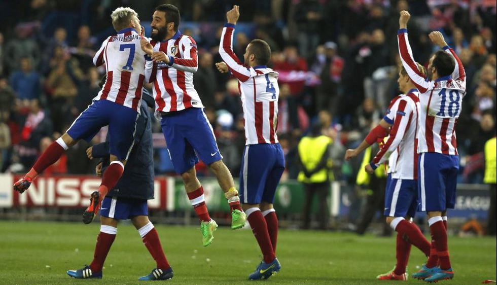 El Atlético de Madrid venció por penales al Bayer Leverkusen y clasificó a cuartos de final de la Champions League. (EFE)