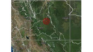 Sismo de magnitud 4,0 se reportó en Oxapampa