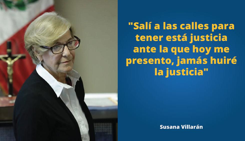 Susana Villarán se defendió en el cierre de la audiencia de prisión preventiva.
