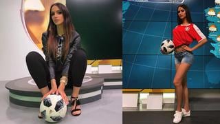 Sara Damnjanovic, la conductora de TV que sorprende a miles por su talento con el balón