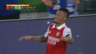 ¡Pero qué golazo! Gabriel Jesus anotó el 1-0 de Arsenal vs. Chelsea [VIDEO]