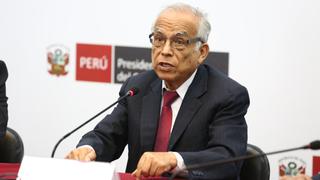Aníbal Torres no descarta cambios en el gabinete: “Puede ser recompuesto”