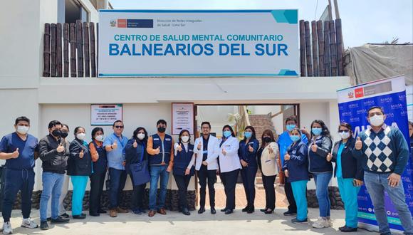 DIRIS Lima Sur inaugura Centro de Salud Mental Comunitaria ‘Balnearios del sur’ en Punta Hermosa. (Foto: MINSA)