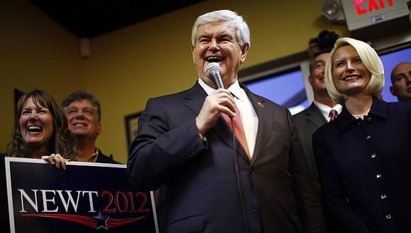 Gingrich se perfila como el próximo líder en las siguientes primarias. (Reuters)