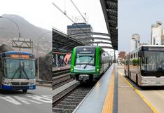 Conoce los horarios en el Metropolitano, Corredores Complementarios y del Metro de Lima este 2 de octubre
