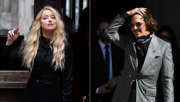 Amber Heard y Johnny Depp llevan años en medio de acusaciones mutuas de abusos físicos y psicológicos (Foto: Niklas Halle'n / AFP)