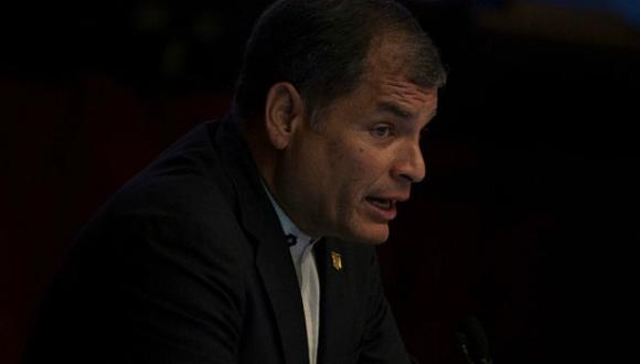 Rafael Correa se mostró satisfecho con los resultados que ha logrado en las elecciones.