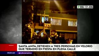 Santa Anita: detienen a responsables de velorio que terminó en fiesta