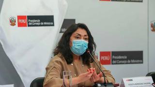 Violeta Bermúdez en conferencia de prensa: “El proceso de vacunación no se ha detenido”