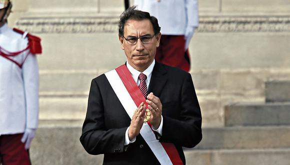 NUEVA ETAPA. Vizcarra señaló que tras las elecciones, “los peruanos han rechazado la confrontación”. (Foto: Alonso Chero/GEC)
