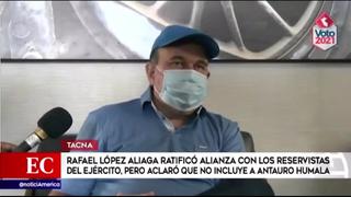 Rafael López Aliaga: “He convocado a los reservistas, no a Antauro Humala”