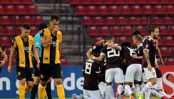 El ganador de la serie entre Carabobo y Guaraní enfrentará a Olimpia o Junior en la siguiente ronda previa a la fase de grupos de la Copa Libertadores. (AFP)