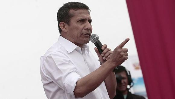 Ollanta Humala dijo que la PNP debe adaptarse a las nuevas formas delictivas. (Nancy Dueñas)