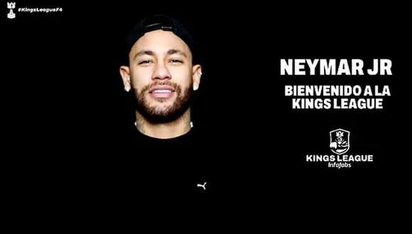 Neymar, primer jugador en activo que llega a la Kings League.