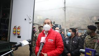 Ministro de Defensa: Ejecutivo no fue informado sobre donación de oxígeno para Arequipa